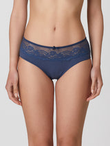 Jadea 6569 slip donna midi con pizzo floreale oceano serie zefiro