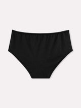 Jadea 6577 slip donna midi con ricami floreali nero serie rugiada