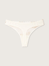 Jadea 6580 perizoma in pizzo floreale latte serie alisea