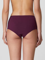 Jadea 6585 slip donna midi con pizzo prugna serie velaria