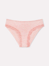 Jadea 6593 slip in cotone e pizzo pesco serie nuvola
