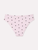 Jadea 6596 slip in cotone a fantasia rosa serie infinito