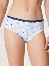Jadea 6598 slip midi in cotone a fantasia cielo serie infinito