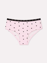 Jadea 6598 slip midi in cotone a fantasia rosa serie infinito