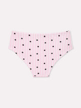Jadea 6598 slip midi in cotone a fantasia rosa serie infinito