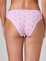 Jadea 6607 slip in cotone fantasia mista rosa serie bacio