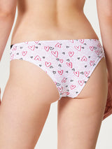 Jadea 6608 brasiliana in cotone fantasia mista bianco serie bacio