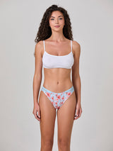Jadea 6610 slip in cotone fantasia floreale cielo serie desiderio