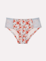 Jadea 6612 slip midi in cotone fantasia floreale cielo serie desiderio