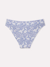Jadea 6613 slip in cotone stampa effetto pizzo iris serie meraviglia