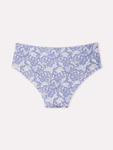 Jadea 6615 slip midi in cotone stampa effetto pizzo iris serie meraviglia