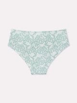 Jadea 6615 slip midi in cotone stampa effetto pizzo tiffany serie meraviglia