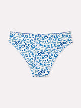 Jadea 6619 slip in cotone fantasia maculata bluette serie magia