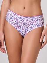 Jadea 6621 slip midi in cotone fantasia maculata mirtillo serie magia