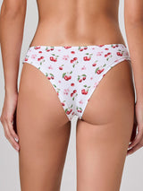 Jadea 6623 brasiliana in cotone fantasia ciliegie bianco serie gioia