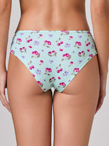 Jadea 6624 slip midi in cotone fantasia ciliegie tiffany serie gioia