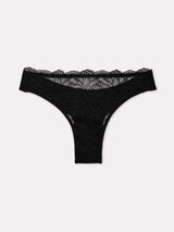 Jadea 6633 brasiliana in cotone e pizzo floreale nero serie diana