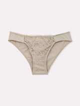 Jadea 6640 slip in pizzo e cotone floreale avena serie ophelia