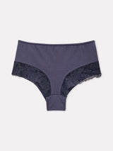 Jadea 6643 slip midi in pizzo e cotone jeans serie ophelia