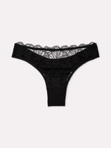 Jadea 6657 brasiliana in cotone e pizzo nero serie minerva