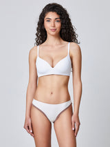 Jadea 6661 Brasiliana in cotone elasticizzato a costine panna
