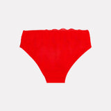 Jadea 742R slip rosso in modal e pizzo