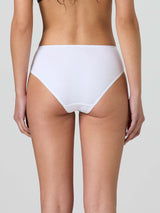 Slip in cotone modal e pizzo