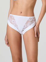 Slip in cotone modal e inserti in pizzo