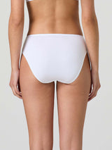 Slip in cotone modal e inserti in pizzo