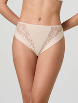 Slip in cotone modal e inserti in pizzo