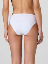 Slip in cotone modal con pizzo frontale