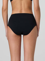 Midi in cotone modal e pizzo