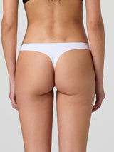 Laser cut cotton thong