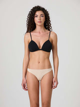 Laser cut cotton thong