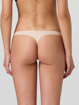 Laser cut cotton thong