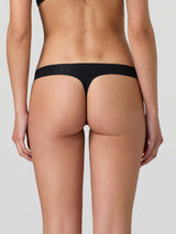 Laser cut cotton thong