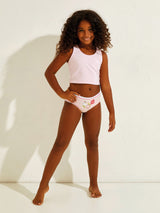 Jadea 803 slip bimba cotone elasticizzato fantasia libellula