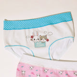 Jadea 814 slip bimba fascia alta cotone elasticizzato fantasia animaletti