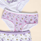 Jadea 834 Slip bimba in morbido cotone elasticizzato con fantasia ippopotamo