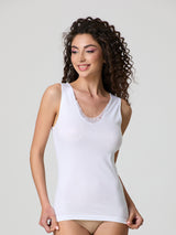 Canotta con macramè (3 pezzi)