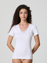 T-shirt con macramè (3 pezzi)