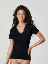 T-shirt con macramè (3 pezzi)