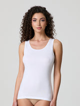 Canotta cotone con profilo raso (3 pezzi)