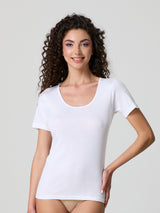 T-shirt con profilo in raso (3 pezzi)
