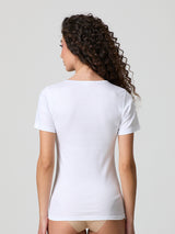 T-shirt con profilo in raso (3 pezzi)