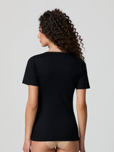 T-shirt con profilo in raso (3 pezzi)