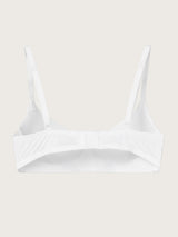 Jadea Reggiseno Abbraccio senza ferretto con leggera imbottitura bianco