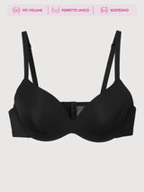 Reggiseno balconcino ferretto unico