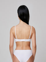 Jadea Fiamma reggiseno super push up senza ferretto bianco