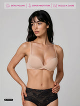 Reggiseno super push-up senza ferretto